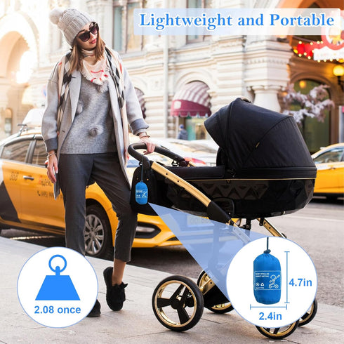South to East Mosquito Net for Stroller, Baby Bug Netting with Storage Bag, Breathable & Portable Mosquito Nets for Strollers, Car Seat, Bassinet,...