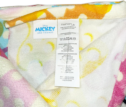 Disney Mickey Mouse WooHoo! Striped Colorful Kids Towel...