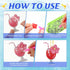 Henoyso 20 Pcs Summer Diamond Painting Keychain Kits Cocktail 5D Drill Mosaic Diamond Painting Ornaments Diamond Painting Kits for Beginners Diamo...