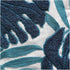 Set of 2, Cotton Embroidery Tropical Leaf Palm Pattern Throw Pillow Covers, Woven Comfy Decorative Pillows Covers Cushion Case for Couch Sofa Bedr...