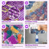 HEIBAGO Astro Cat Diamond Painting Kits for Adults, 5D DIY Cat Diamond Art Kits with Full Drill Gems, Premium Diamond Dots Set for Relaxation and ...