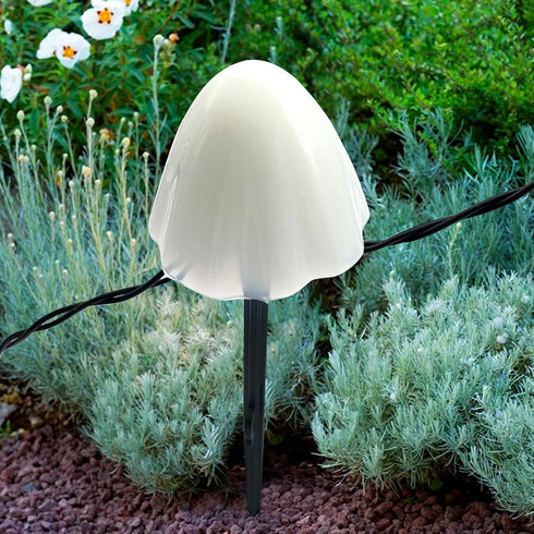 Solar Garden Lights Outdoor, 12LED Mini Mushroom Solar String Lights 8 Modes Waterproof Solar Landscape Lights for Pathway, Yard, Wedding,Backyard...