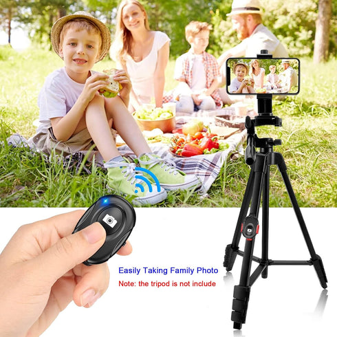 Wireless Camera Shutter Clicker | Camera Shutter Remote Control for iPhone & Android Smartphones | Wireless Remote Control Selfie Button - Include...