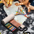 72 Slots Canvas Pencil Roll Wrap, Handmade Roll-Up Canvas Pencil Wrap, Colored Pencils Wrap, for Artists Painting, Sketchers, Student...