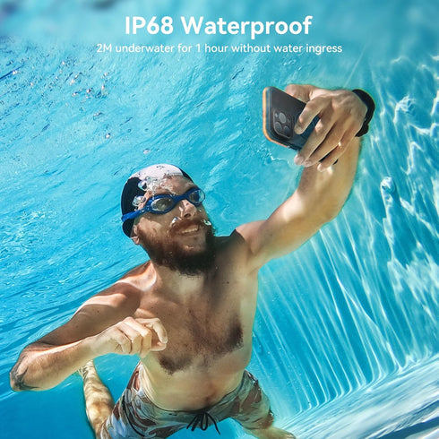 Waterproof Case for iPhone 15 Pro Max, IP68 & Built-in Lens Screen Protector Full Body Magnetic Protective Phone Case for iPhone 15 Pro Max, Dropp...