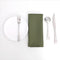Randall Waffle Stripe Napkin Set of 4 (19“×19"), Solid Washable for Holiday Dining, Wedding or Party, Sage...
