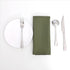 Randall Waffle Stripe Napkin Set of 4 (19“×19"), Solid Washable for Holiday Dining, Wedding or Party, Sage...