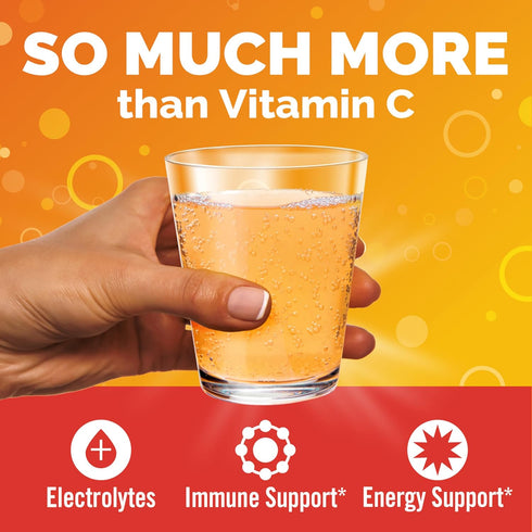 Emergen-C Citrus-Ginger Fizzy Drink Mix, Turmeric and Ginger, Immune Support, Natural Flavors with High Potency Vitamin C, 18 Count...