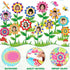 88Pcs Flower Bulletin Board Decorations Set Look Who’s Blooming Classroom Decoration Growth Mindset Photo Posting Craft Cutouts for School Offices...
