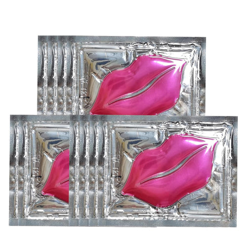30 PCS Lip Mask Collagen Lip Masks Sheet for Dry Lips, Gel Lip Mask Pack for Remove Dead Skin, Moisturizes and Lightens Lip Lines (30 PCS, Pink)...