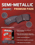 MD632 EDGE Premium Semi-Metallic Brake Pad...