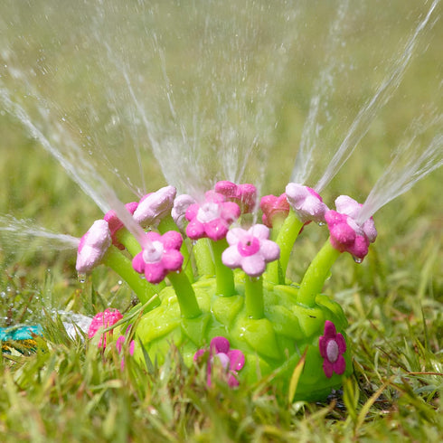 Melissa & Doug Sunny Patch Pretty Petals Flower Sprinkler Toy With Hose Attachment...