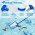 Pool Skimmer- Pool Skimmer Net without Pole, Swimming Pool Skimmer Net with Reinforced Frame, Pool Nets for Cleaning...