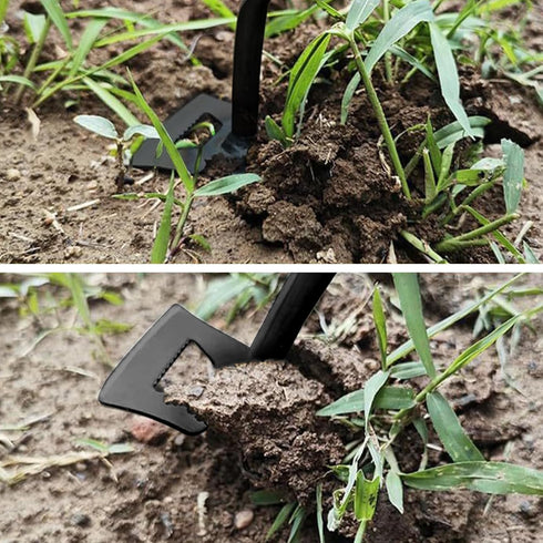 MINGRI Weed Puller Tool, Portable Garden Weeder Tool, Weed Remover Tool, Hand Weeding Tool with Gloves, Manganese Steel Forged Hand Weeder, Uproot...