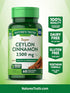 Ceylon Cinnamon Capsules | 2500mg | 60 Count | Vegetarian, Non-GMO & Gluten Free Supplement | Plus Chromium and Biotin | by Nature's Truth...