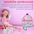 20 Pieces Mini Backpack for Dolls Doll Travel Accessories Include Doll Backpack with Zipper Laptop Books Headsets Sunglasses Scene Simulation Toy ...