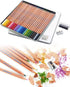 COLOUR BLOCK 24PC Premium Cedar Wood Watercolor Pencil Set with I Ideal pencil kit for Drawing, Sketching, Coloring and Painting travel watercolor...