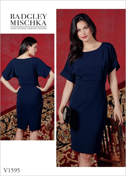 McCall's V1595E5 Easy Women's Close Fitting Dress Sewing Pattern, Sizes 14-22, White...
