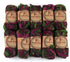 Earth Maker 10 Pack (Skeins) 100% Wool Slub Super Bulky Yarn Each Skein 1 oz (30g) 16 Yards, Cactus Violet......