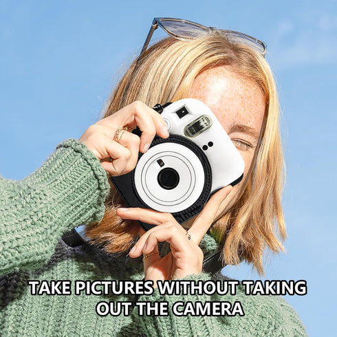 Protective Case for Fujifilm Instax Mini 12 Instant Camera - With Light-sensitive Holes, Lower Right Lens Fit, Specially Designed for Mini 12 Came...