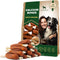 Dog Calcium Bones Wrapped Chicken & Rawhide Free Chew Treats - Pet Healthy Dried Snacks & Grain Free Meat - Bulk Best Chews for Christmas, Trainin...
