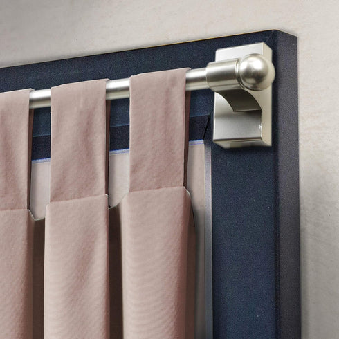 Rod Desyne MAG-15 Magnetic Curtain Rod, 17-30 inch, Satin Nickel...