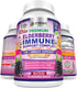 FRESH HEALTHCARE Elderberry Capsules - High Potency Black Elderberry with Zinc and Vitamin C - Premium Elderberry Vitamins for Adults - 3 in 1 Imm...