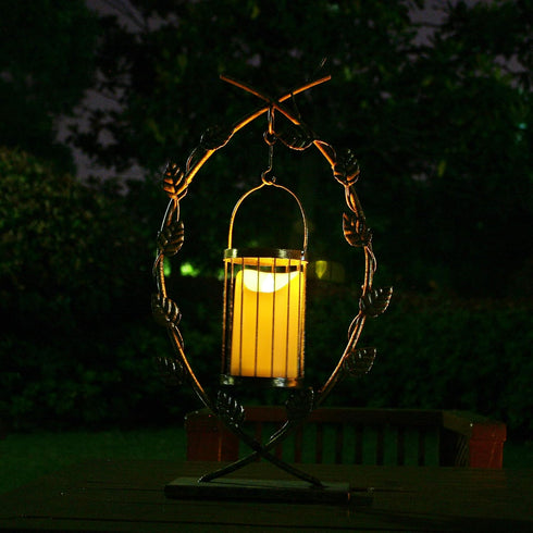 Outdoor Waterproof Flameless LED Pillar Candle with Timer Battery Operated Plastic Flickering Decorative Fake Candle Light for Home Kitchen Hallow...