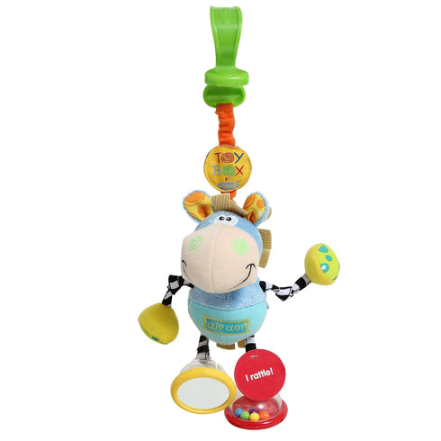 Playgro Dingly Dangly Clip Clop - Melodic Infant Rattle Toy for 0+ Months with Stroller Clip, Car Seat Charm, & Crib Hanger - Engaging Development...