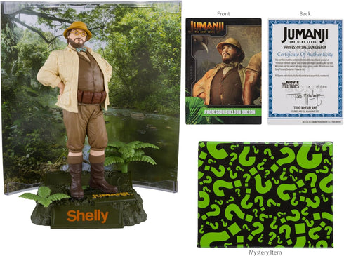 McFarlane Toys - Movie Maniacs Professor Sheldon Oberon (Jumanji) 6in Posed Figure...