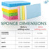 bioGo 10 Pack Compostable Pop-Up Sponges - Expanding, Non-Scratch, Plant-Based Dish Sponges...