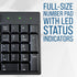 Manhattan Wired Computer Keyboard – Basic Black Keyboard - with 4.5ft USB-A Cable, 104-keys, Foldable Stands - Compatible for Windows, PC, Laptop ...