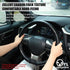 Amiss 3pcs Car Carbon Fiber Anti-Skid Steering Wheel Cover?Segmented Steering Wheel Protector, Butterfly Steering Wheel Cover, Universal 99% Car W...