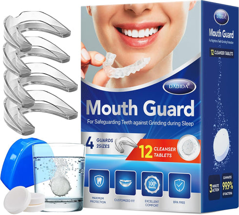 Mouth Guard for Grinding Teeth at Night, Teeth Grinding Mouth Guard for Sleep, Sleep Mouth Guard, Mouthguards for Grinding of Teeth, Night Guards ...