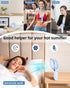 TUNISE Portable Handheld Fan, Portable Fan Rechargeable, 4000mAh, 180° Adjustable, 6 Speed Wind, Display Electricity in Real Time, USB Rechargeabl...
