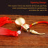 Hanging Decoration Good Luck Wu Lou Gourd,with Tassel for Housewarming Statue Charm Amulet Home Decor,3.18 inch Tall,Full Brass, Hu Lu Bring You W...