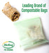 BioBag 100% Certified Compostable Resealable Sandwich Bags, 25 Count, Perfect for Lunches, Snacks, and On The Go Green...