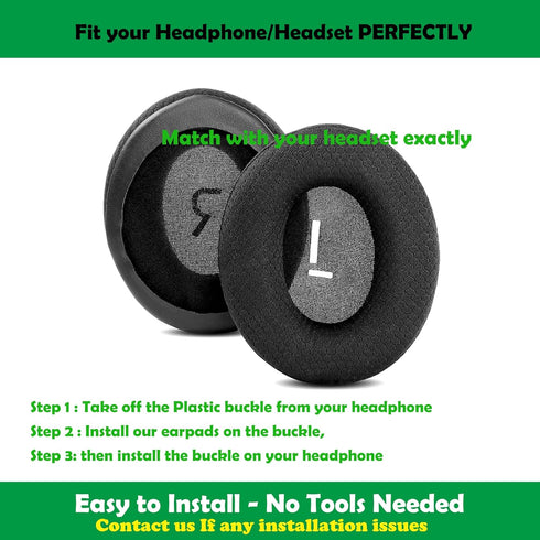 Professional Replacement Earpads Cushions Compatible with Mpow 059 /H1/H5 Bluetooth Headphones Ear Pads with Breathable Fabric&High Quality Foam.....