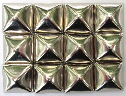 Nailheads Spots Studs 2 Prong 1/2" Square; Bright Nickel Finish 100 Pcs...