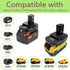 for Dewalt & for Milwaukee to Ryobi Battery Adapter, Fit for Dewalt 18v-20v & for Milwaukee 18v M18 Lithium Batteries, DM18RL converter use for Ry...