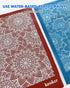 Keoker Aztec Silk Screen Stencils for Polymer Clay, 6PCS Aztec & Boho Silk Screen for Polymer Clay, for Printing on Jewelry Clay Earrings Decorati...
