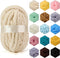 Chenille Chunky Yarn Super Bulky Soft Thick Fluffy Jumbo Giant Washable Polyester Big Yarn DIY for Arm Knit Blanket Cushion Bed Sofa Home Decor,Be...