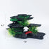 J-star Medium Fish Tank Decorations, Aquarium Decor Rock Mountain View, Landscape Ornament Rock Resin Decoration...