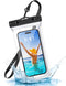 Clear Waterproof Phone Pouch -2 Pack, Waterproof Phone Case for iPhone 15 14 13 12 11 Pro Max XS Plus Galaxy 24 Cell phone Up to 7.0", PX8 Waterpr...