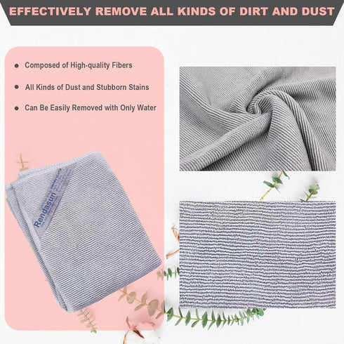 Enviro Cleaning Cloth, for Cleaning Home, car, Restaurant, bar, Hotel Office. Reusable, Absorbent, and Soft, Clean Without Leaving Traces. Grey, 1...