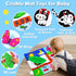 Tummy Time Mirror Baby Toys 3-6 Months Infant Newborn Toys 0-3 Months Brain Development Montessori Sensory Crinkle Toys Teether Black and White Hi...