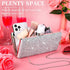 Clutch Purse Evening Bag Women Rhinestone Glitter Handbag Double Sided with Chain Crossbody Purse Shoulder for Wedding Party...