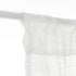 Aquazolax Front Door White Sheer Curtain Privacy Translucent Linen Textured French Door Curtain Panels Rod Pocket with Tie Back for Kitchen Door, ...