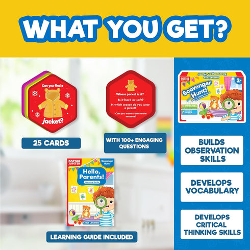 Doctor Jupiter Scavenger Hunt | Toys for Ages 2-4 | Birthday Gift for 2 Year Old Boys and Girls | Toddler Toys for 2-3-4 Year Old | Learning & Edu...