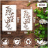 Large Vine Stencils for Painting on Wood Wall 16 Inch Reusable Branches Layering Leaf Leaves Stencils for Crafts Canvas Furniture Wall Drawing Car...